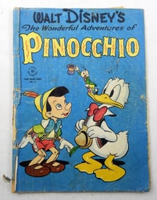 DELL 10C WALT DISNEY PINOCCHIO FOUR COLOR COMIC