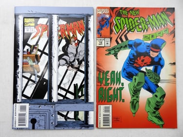 (2) UNIQUE MARVEL SPIDERMAN COMICS