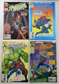(4)MARVEL AMAZING SPIDERMAN COMIC LOT