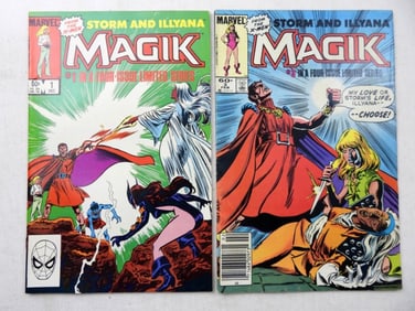(2)MARVEL STORM & ILLYANA MAGIK COMICS