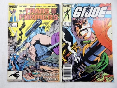 (2)MARVEL TRANSFORMERS & G.I.JOE LOT