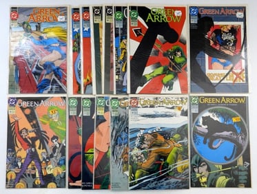 (15) GREEN ARROW DC COMIC LOT