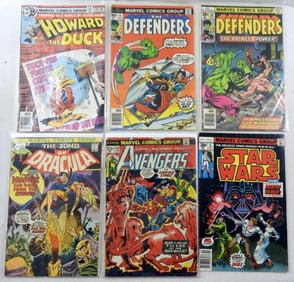 (6) VINTAGE MARVEL COMICS w/KEY