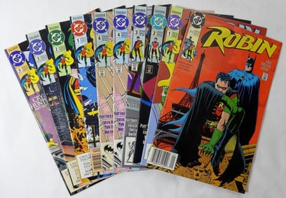 (10) 1990-1992- DC-ROBIN COMICS