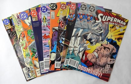 (10) 1988-1994- DC COMIC LOT- SUPERMAN