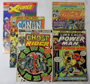 (5)1974-1991- MARVEL MIXED LOT