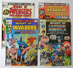 (4) MARVEL-1977- "THE WHAT IF" LOT