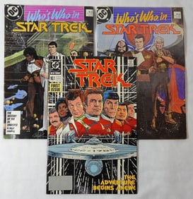 (3) 1987-1989-DC- STAR TREK COMICS