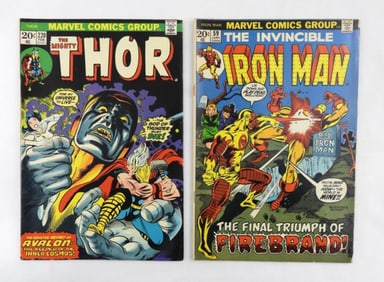 (2) BRONZE AGE MARVEL COMICS-1973-1974