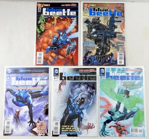 (5) DC MODERN BLUE BLEETLE COMIC LOT