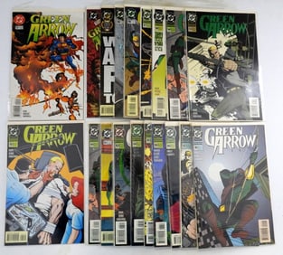 (19) GREEN ARROW DC COMIC LOT