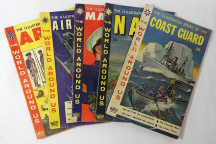 1959 SILVER AGE MILTARY COMIC LOT (5)