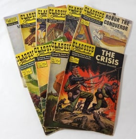 CLASSIC ILLUSTRATED COMIC MIXED LOT (10)
