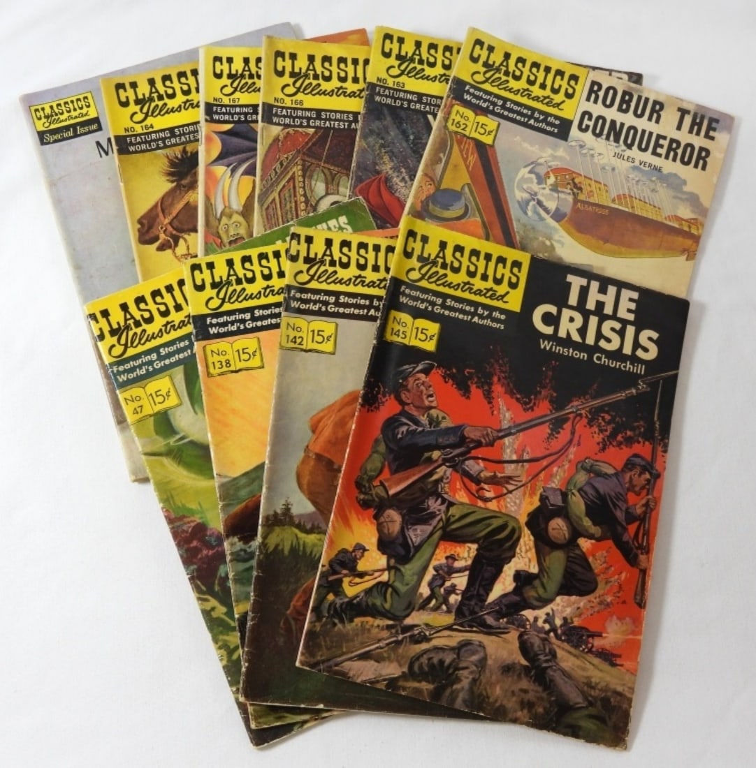 CLASSIC ILLUSTRATED COMIC MIXED LOT (10) (1 of 1)