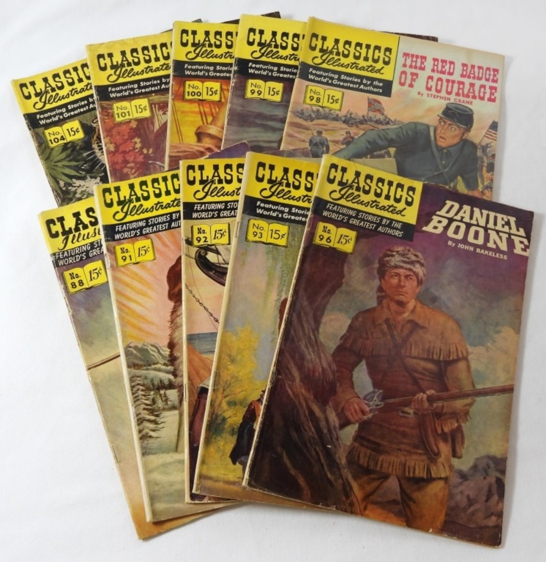(10) ASSORTED CLASSIC ILLUSTRATED COMICS (1 of 3)