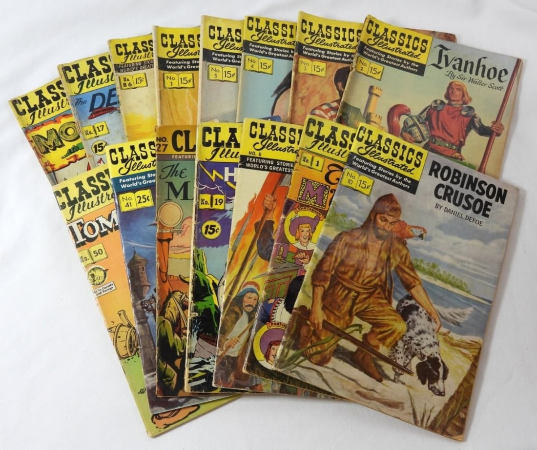 (15) ASSORTED CLASSIC ILLUSTRATED COMICS (1 of 3)