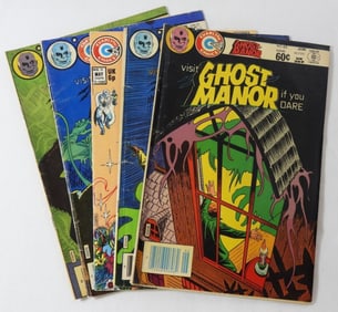 CHARLTON COMICS: GHOST MANOR LOT (5)