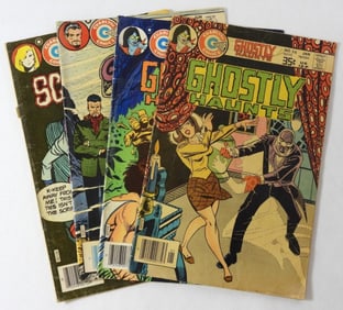 1978-1981 CHARLTON GHOSTS COMIC LOT (4)