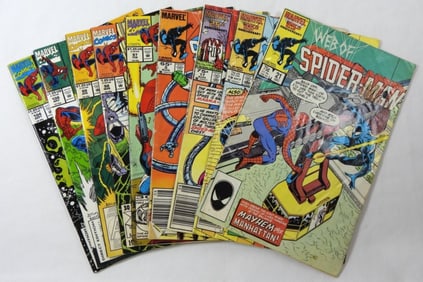 MARVEL WEB OF SPIDER-MAN COMICS (9)