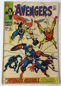 1968 MARVEL THE AVENGERS #58