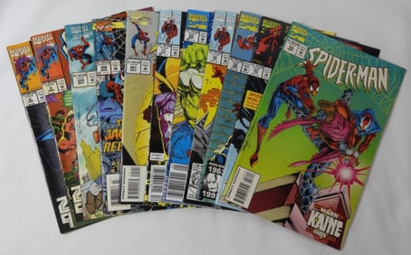 LARGE MODERN 1991-1995 SPIDERMAN LOT (10)