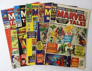 1965/66 MARVEL TALES COMIC LOT (#2-5 & #7)