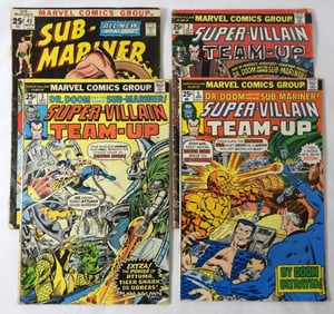 1971-1976 MARVEL SUB-MARINER LOT (4)