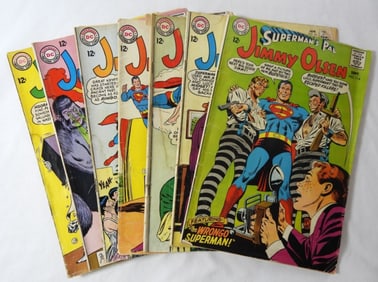 SILVER AGE DC JIMMY OLSEN COMICS (7)