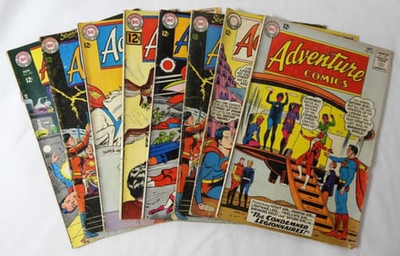 DC ADVENTURE COMIC BOOK LOT (8)