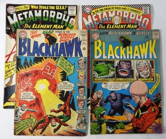 DC METAMORPHO/BLACKHAWK LOT (4)