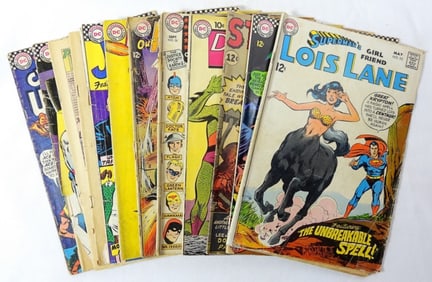 (12) ASSORTED DC SILVER AGE COMIC LOT