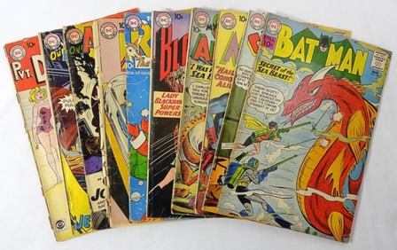 SILVER AGE DC 10 CENT COMIC LOT (10)