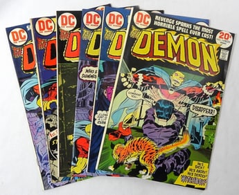 1972-1973 DC DEMON COMIC LOT (6)