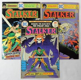 1975 DC STALKER #1-#3 GOOD CONDITION