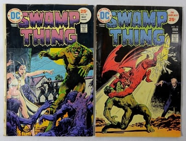 1975 DC SWAMP THING #15 & #16