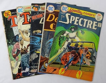 (5) TARZAN/SPECTRE/DETECTIVE COMICS LOT