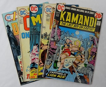 1973-75 DC MIXED COMIC LOT (5)