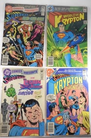 (4) VINTAGE DC COMICS FEATURING SUPERMAN