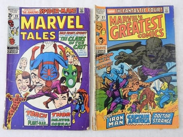 (2) SILVER/ BRONZE  MARVEL COMIC BOOKS