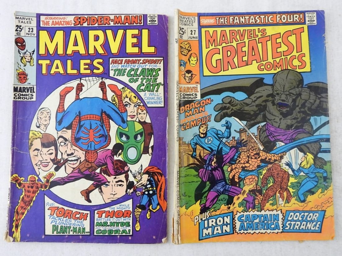 (2) SILVER/ BRONZE  MARVEL COMIC BOOKS (1 of 2)