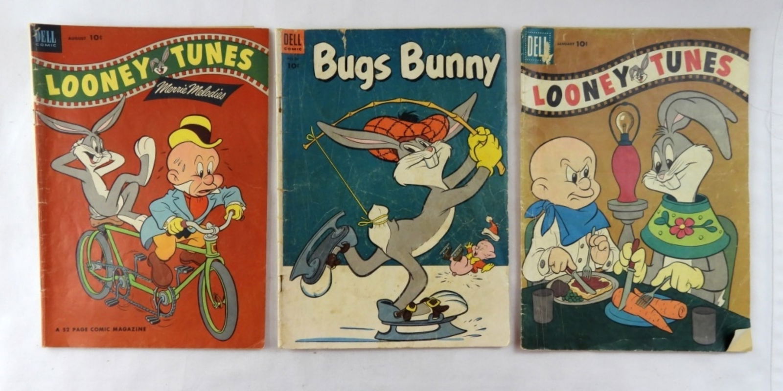(3) DELL LOONEY TUNES LOT MIXED 1953-1957 (1 of 3)