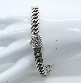 STERLING MEN'S DETAILED BRACELET