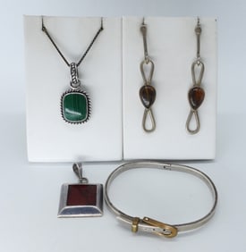 TAXCO BRACELET, PENDANTS & EARRINGS 925