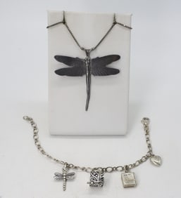 STERLING DRAGONFLY NECKLACE / BRACELET