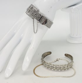 (3) FUN STERLING BRACELETS