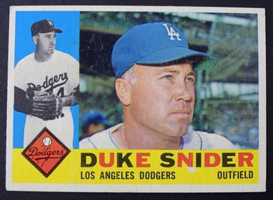 1960 TOPPS #493 DUKE SNIDER