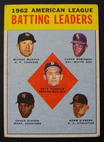 1963 TOPPS MICKEY MANTLE LEADERS #2