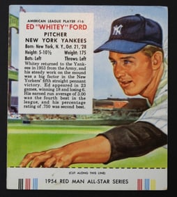 1954 RED MAN WHITEY FORD #16 w/TAB