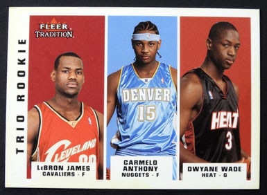2003 FLEER TRADITION LeBRON JAMES ROOKIE