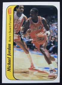 1986 FLEER STICKER MICHAEL JORDAN